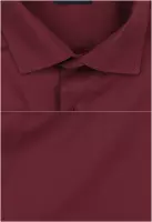 vínová jednobarevná košile z pružného materiálu 