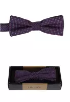 modrofialový motýlek se vzorem