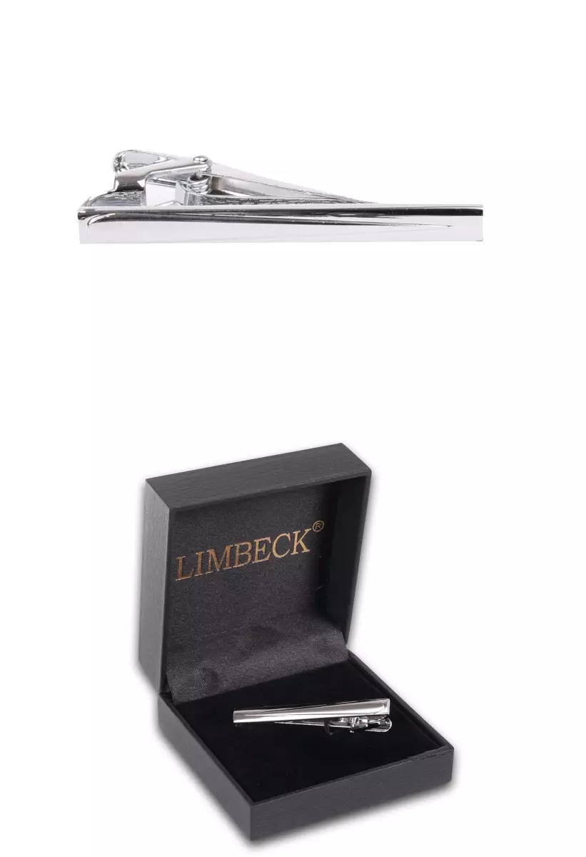 spona na kravatu LIMBECK v stříbrné barvě