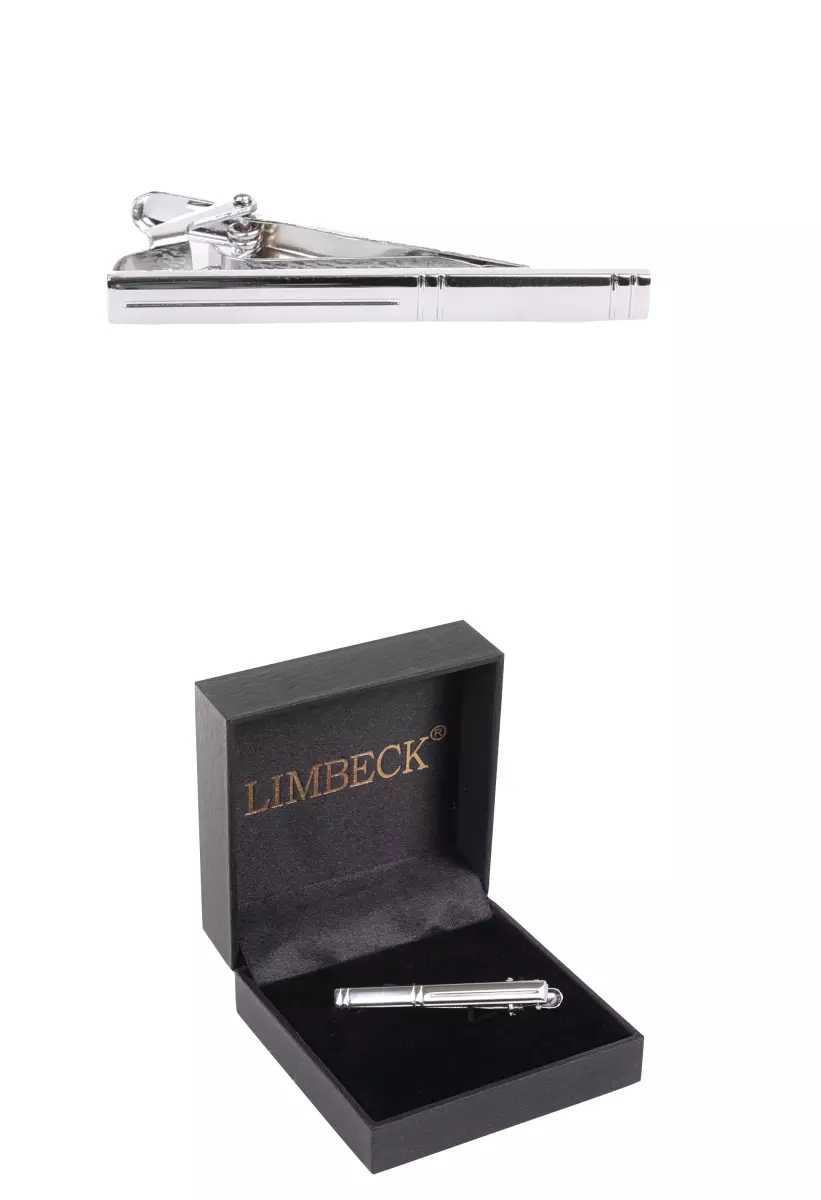 spona na kravatu LIMBECK v stříbrné barvě