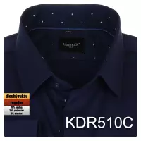 tmavě modrá košile s doplňky
