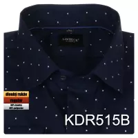 tmavě modrá vzorovaná košile