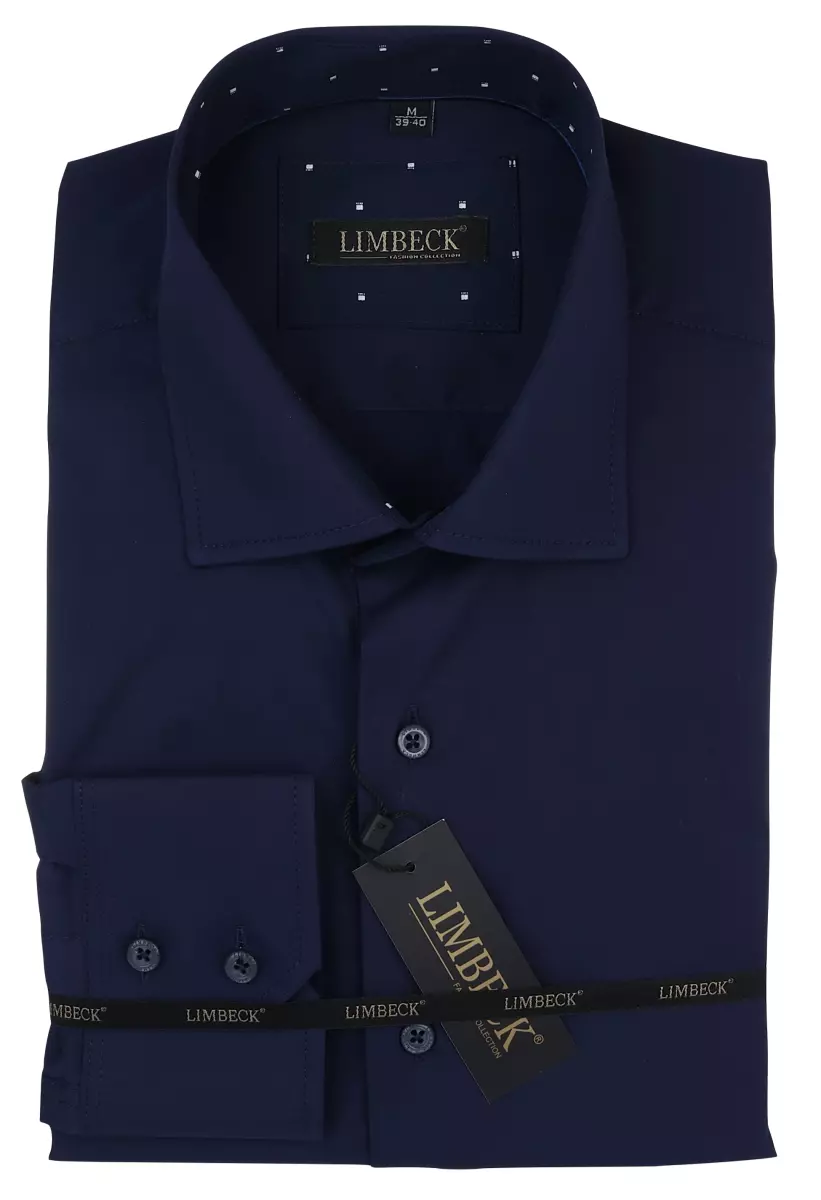 tmavě modrá košile s doplňky