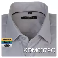 světle šedá jednobarevná košile 