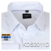 bílá košile s jemným vzorem