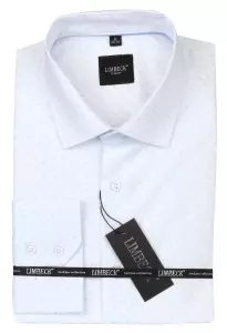 bílá košile s jemným vzorem