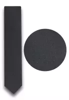 černá tkaná kravata s pěkným decentním vzorem
