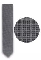 středně šedá kravata s texturou