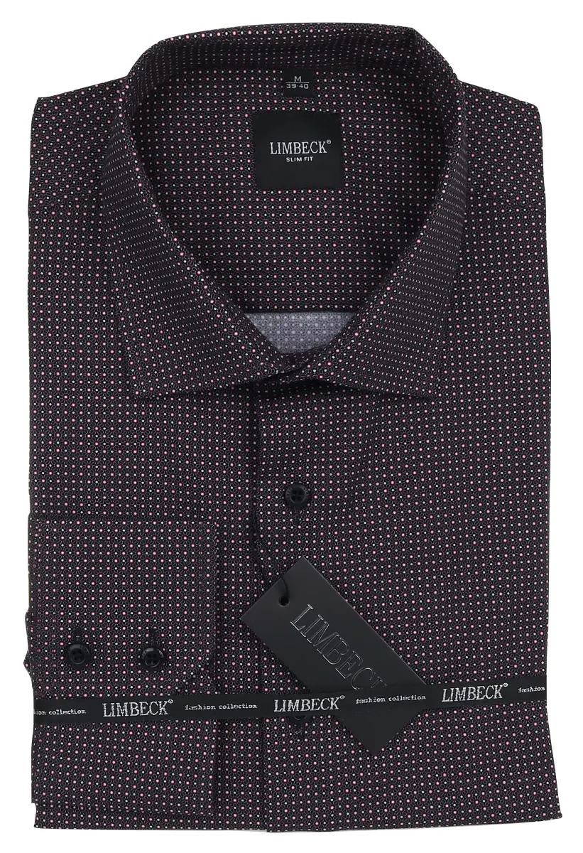 černošedá košile s pěkným vzorem