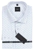 bílá košile s pěkným vzorem