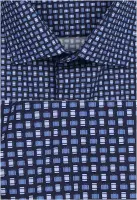 tmavě modrá košile s pěkným vzorem