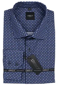 tmavě modrá košile s pěkným vzorem