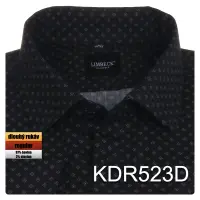 černá košile s pěkným vzorem