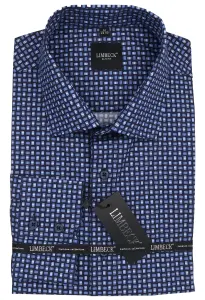 tmavě modrá košile s výrazným vzorem