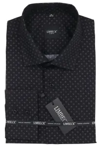 černá vzorovaná košile