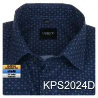 tmavě modrá košile s pěkným vzorem