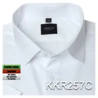 bílá jednobarevná košile