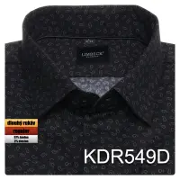 černá košile s pěkným vzorem