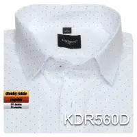 bílá košile s decentním vzorem