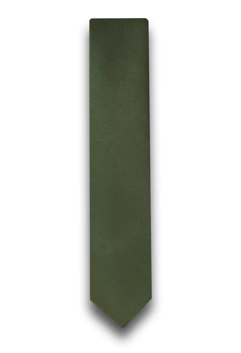 kravata jednobarevná zelená tmavá