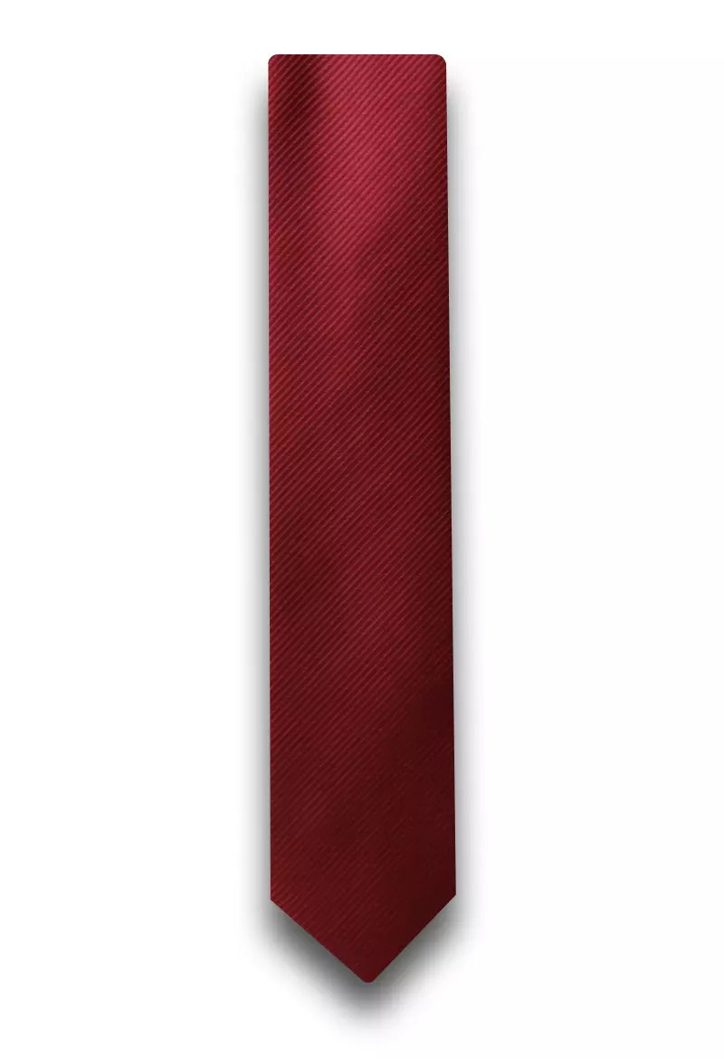 kravata jednobarevná tmavě červená