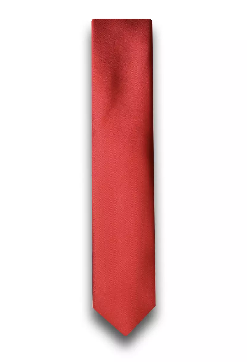 kravata jednobarevná červená