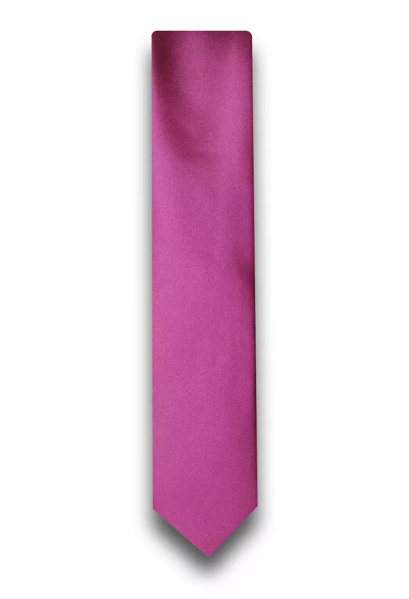 kravata jednobarevná fuchsiová 