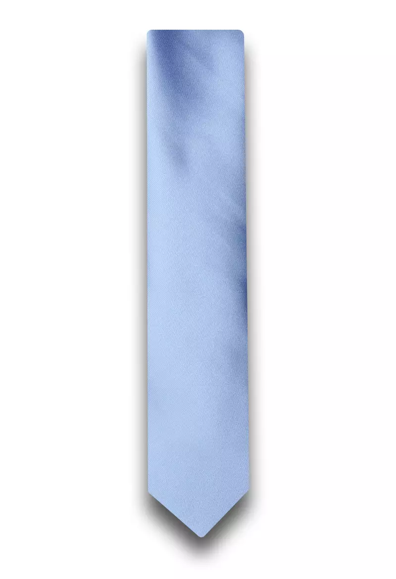 kravata jednobarevná světle modrá