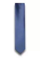 kravata jednobarevná střední modrá