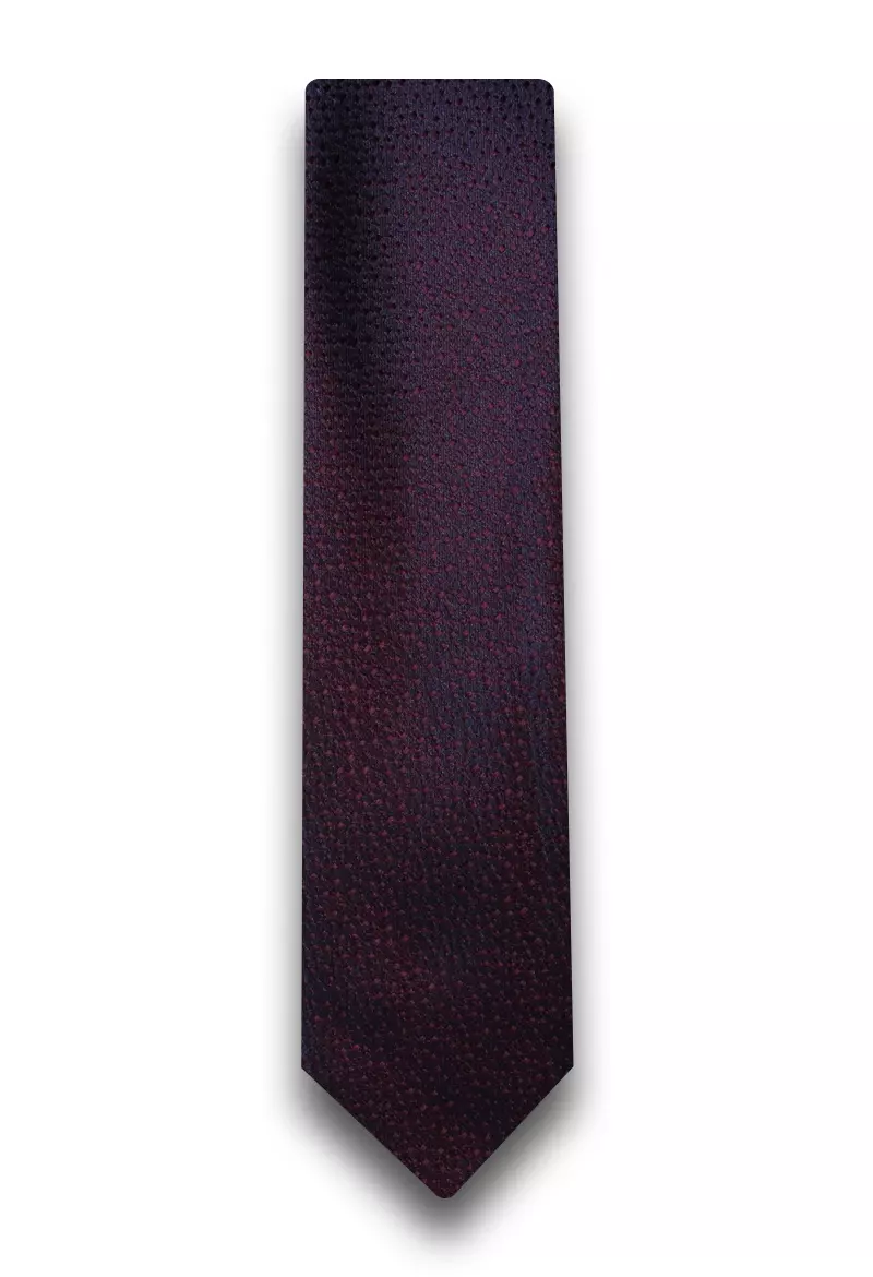 kravata tmavě fialová se vzorem 