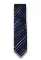 kravata modrá proužek se vzorem 