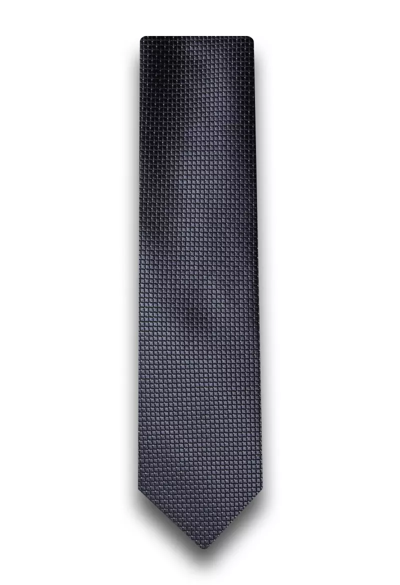 kravata šedá se vzorem 