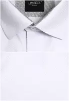 bílá košile s texturou a s šedým prvkem