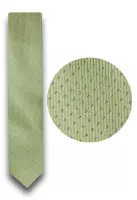 Kravata pánská zelená se vzorem