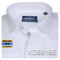 luxusní bílá košile diagonál