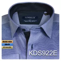 luxusní modrá košile