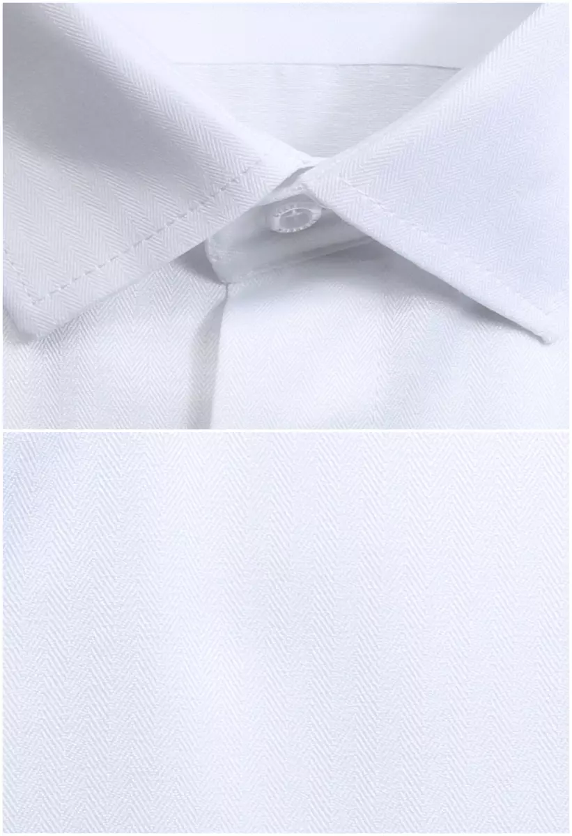 bílá košíle s jemnou texturou