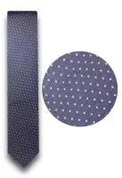 kravata modrá se vzorem 