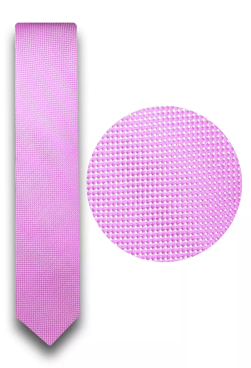 kravata růžová se vzorem