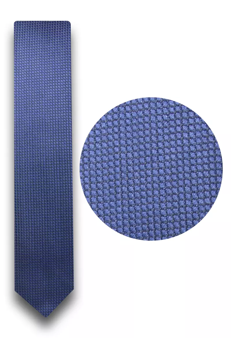 kravata modrá se vzorem 
