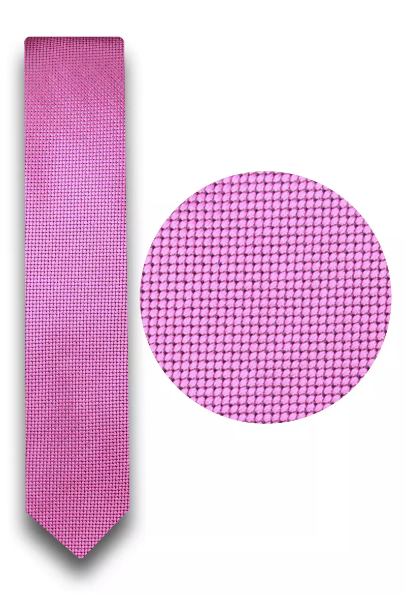 kravata růžová se vzorem