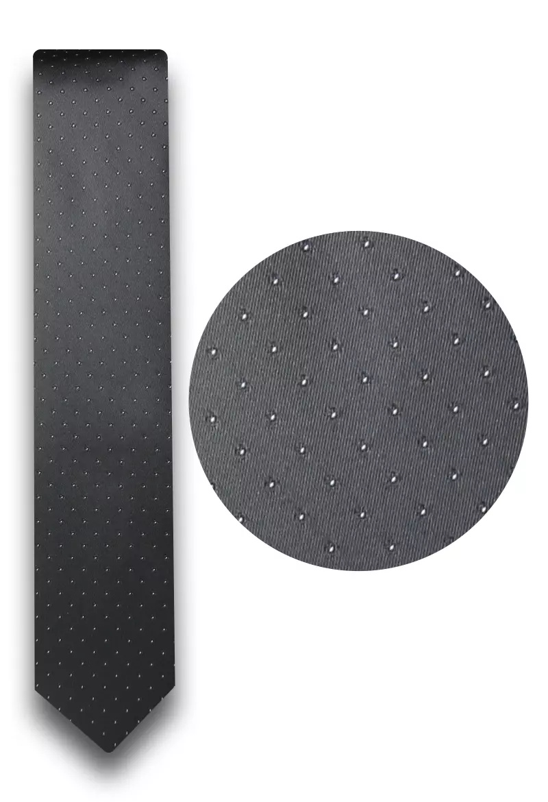 kravata černá se vzorem