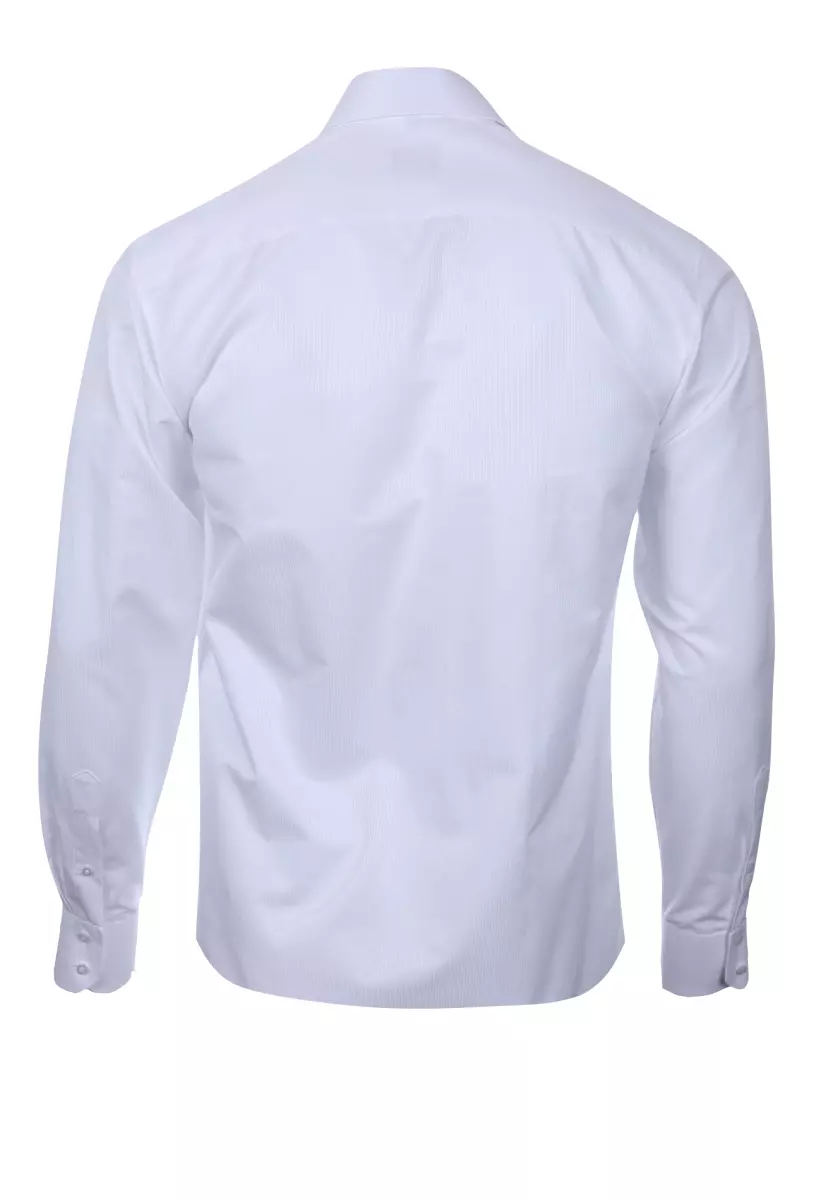 bílá košile s vetkávaným proužkem