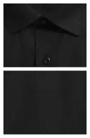černá košile s vetkávaným proužkem