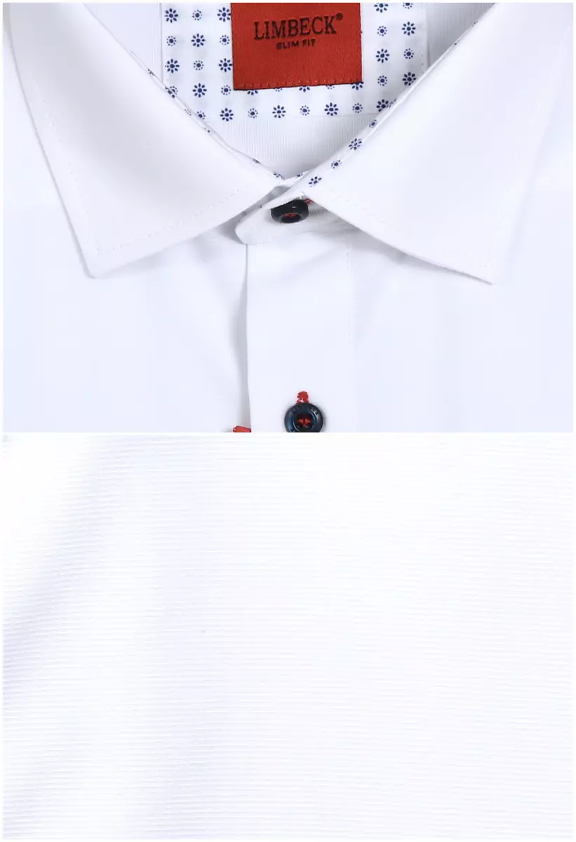 bílá košile s doplňky