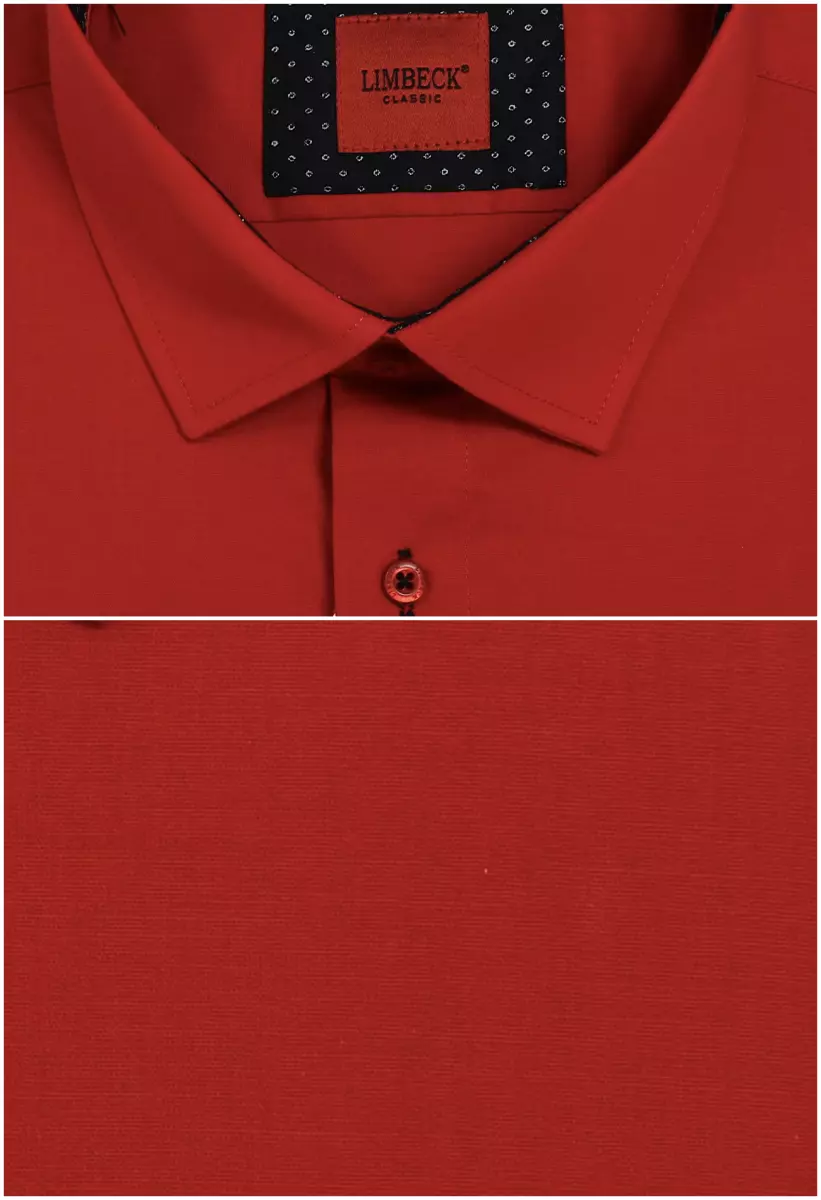 červená košile s červenými doplňky