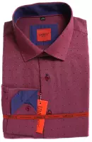 fialovovínová košile vzor