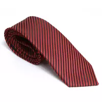 Kravata pánská červená se vzorem