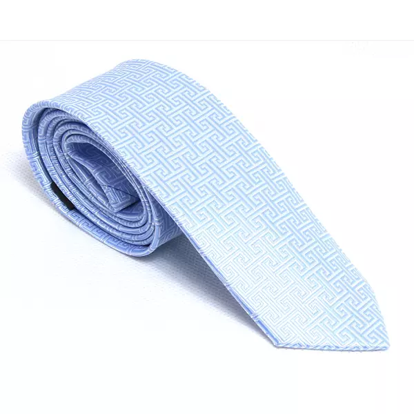 Kravata pánská modrá se vzorem