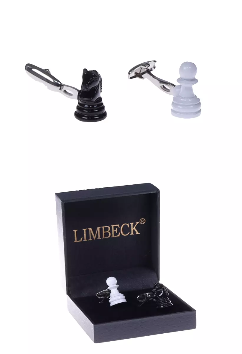 vtipné manžetové knoflíčky LIMBECK - šachy 
